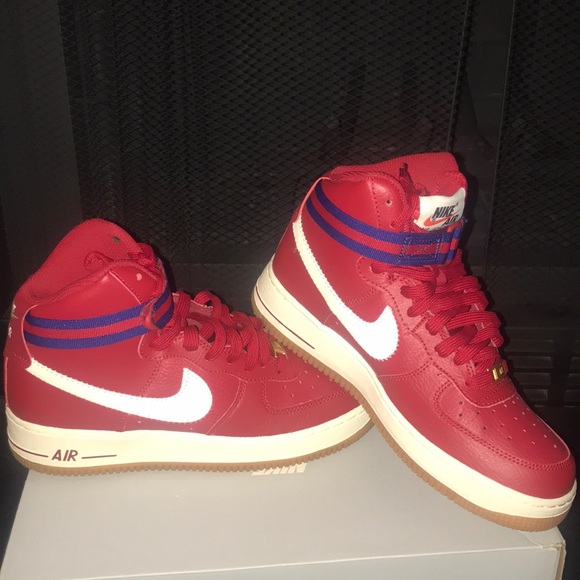 nike air force 1 high red gum